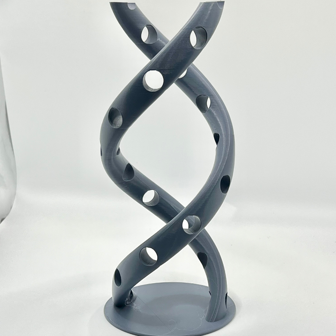 3D Printed DNA Pen Holder | Unique Scientific Desk Organizer | Perfect Gift for Science Lovers