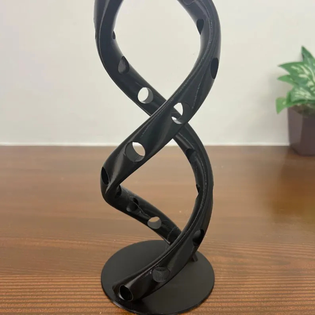 3D Printed DNA Pen Holder | Unique Scientific Desk Organizer | Perfect Gift for Science Lovers